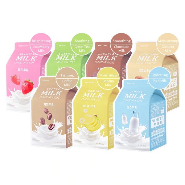Milk One-Pack Sheet Mask 1 ea | Blooming KOCO