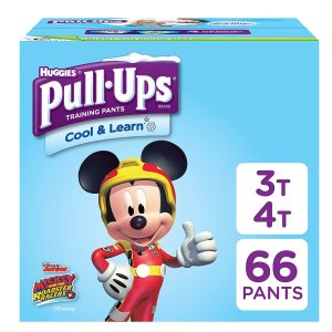 Pull-Ups 3T-4T 男童训练拉拉裤66片 适合32-40磅