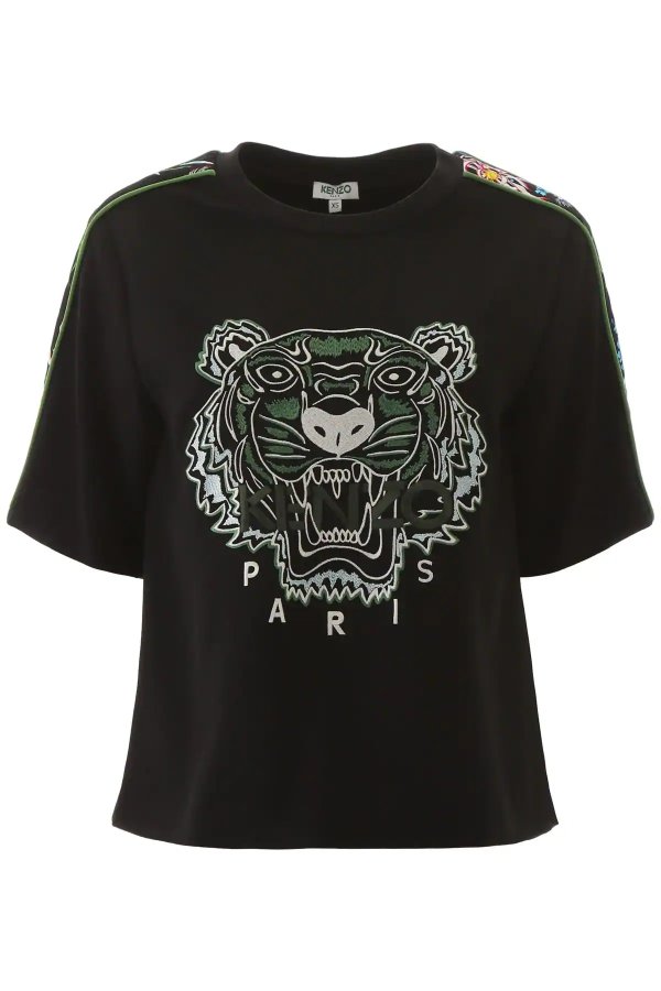 TIGER EMBROIDERY TOP