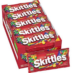 Skittles Original Candy, 36 individual packs, 2.17 ounces each