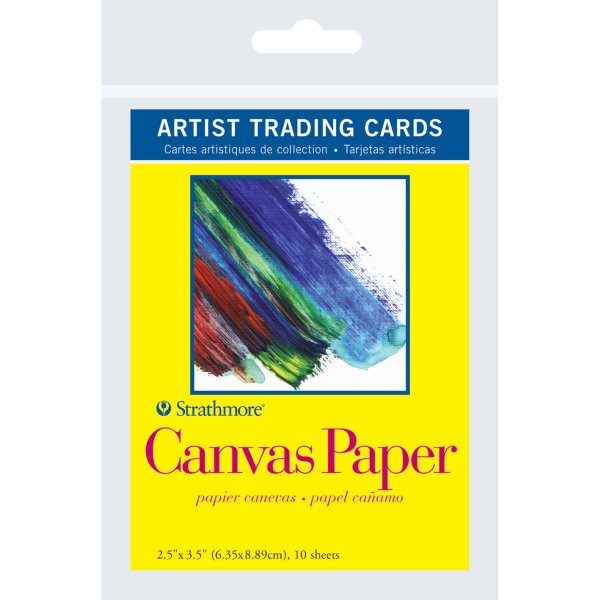 Artist Trading Card Pack, Canvas Paper, 10 Sheets