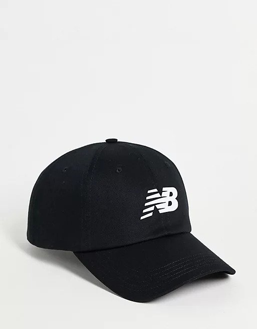 core logo baseball cap in black