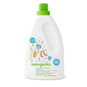 Amazon Babyganics 3X Baby Laundry Detergent, Fragrance Free, 60 Fluid Ounce