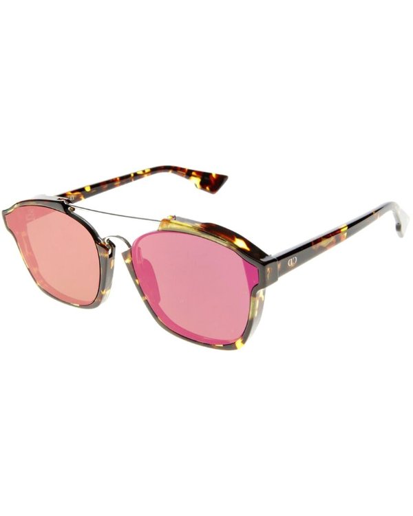 Unisex Abstract 58mm Sunglasses