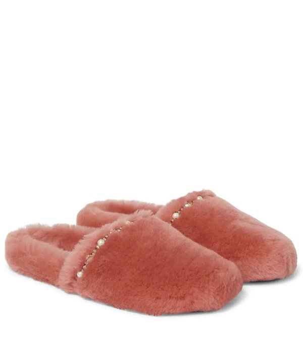 Aliette shearling slippers