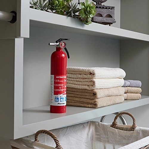 Rechargable Standard Home Fire Extinguisher, Red