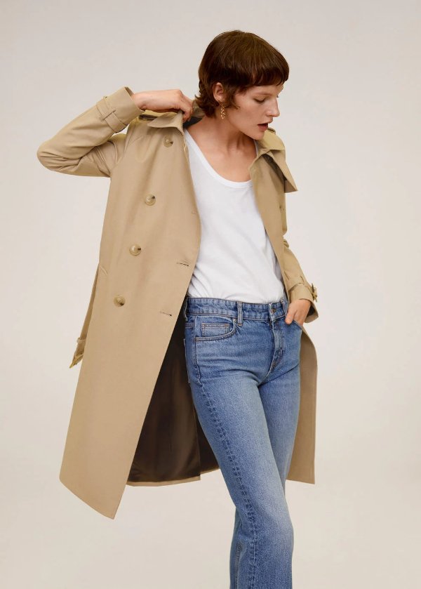 Classic cotton trench coat - Women | OUTLET USA