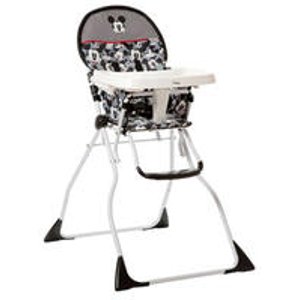 Disney Flat Fold Deluxe High Chair, Classic Mickey