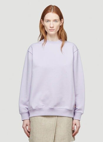 Crewneck Sweatshirt in Purple | LN-CC