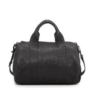 Alexander Wang Rocco Stud-Bottom Satchel Bag, Black/Nickel @ Neiman Marcus
