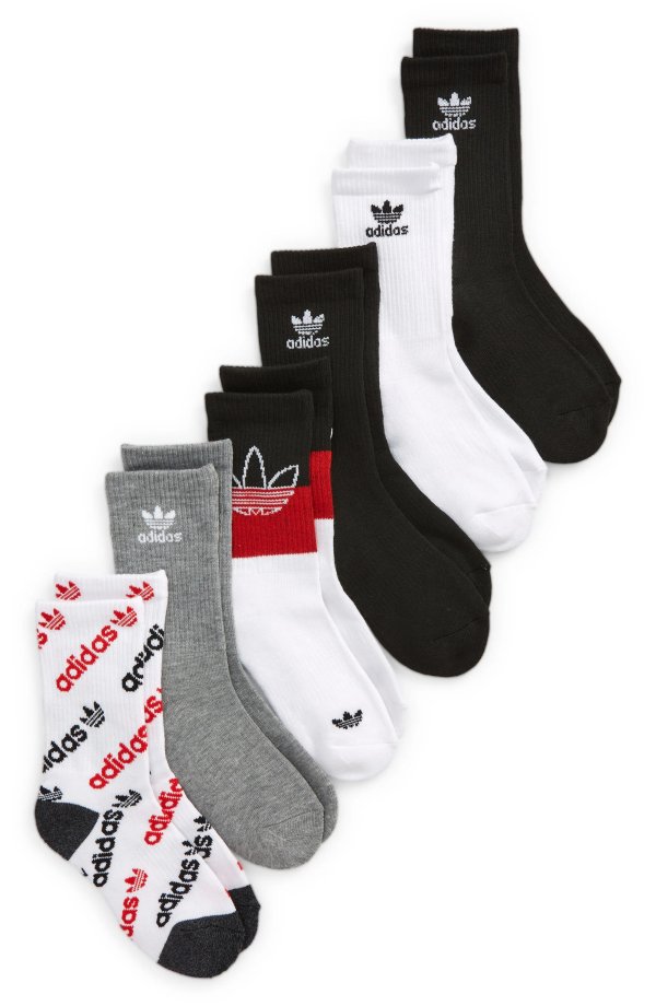 Originals Kids' Assorted 6-Pack Athletic Socks