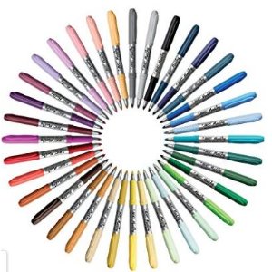 BIC Marking Permanent Marker Fashion Colors, Fine Point, Assorted Colors, 36-Count