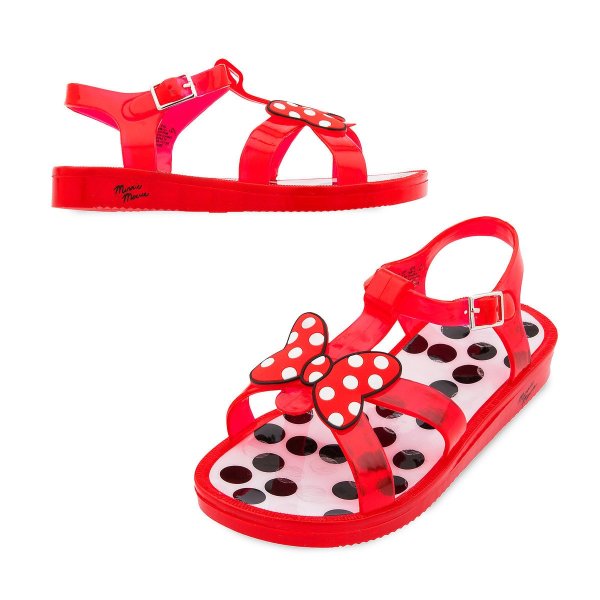 Minnie Mouse Jelly Sandals for Girls
