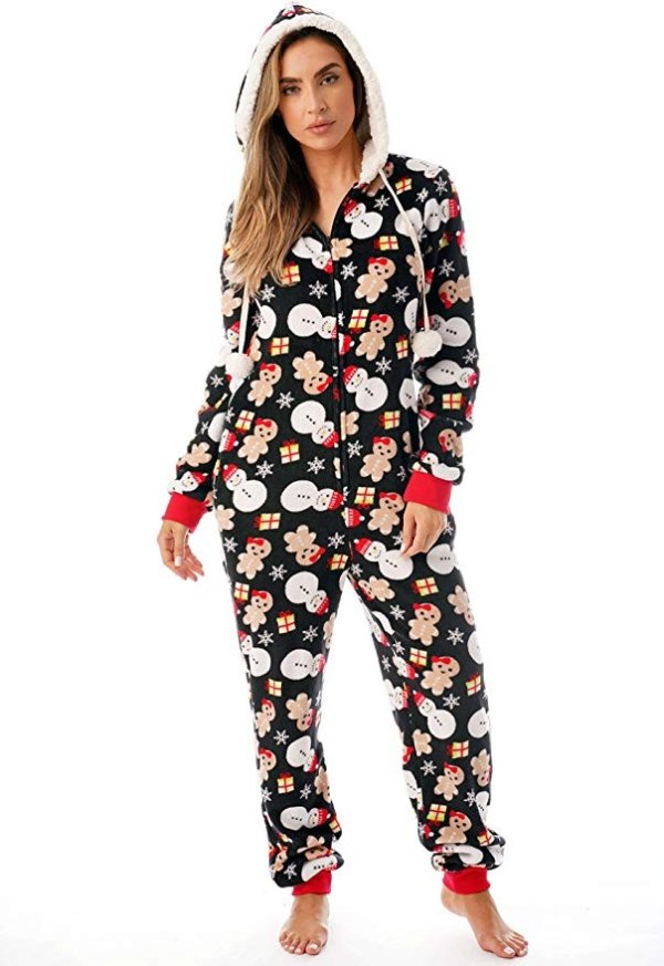 Holiday Ugly Christmas Adult Onesie Pajamas