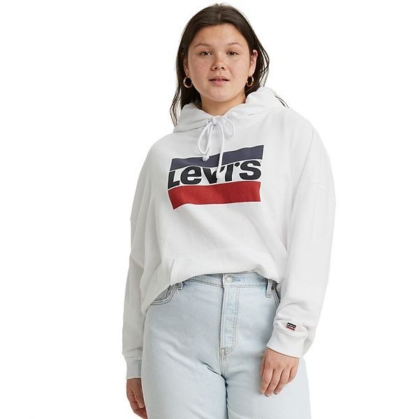 Plus Size Levi's® Logo Hooded Sweatshirt