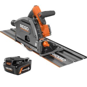 RIDGID 18V Brushless Cordless 6-1/2 in. Track Saw with FREE 8.0 Ah Battery