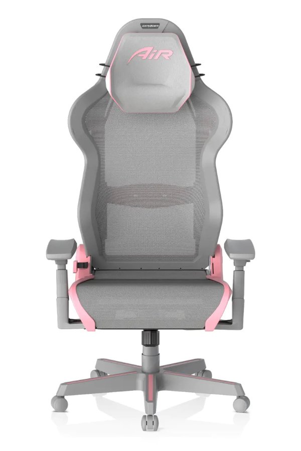 Air Mesh Gaming Chair Modular Office Chair Grey & Pink