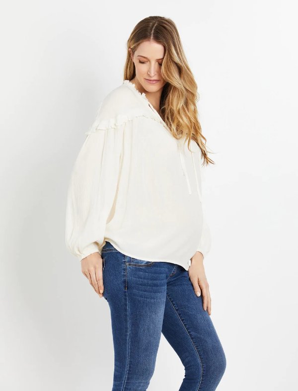 Jessica Simpson Relaxed Fit Maternity BlouseJessica Simpson Relaxed Fit Maternity Blouse