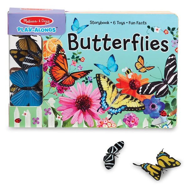 蝴蝶童书套装，送小蝴蝶模型