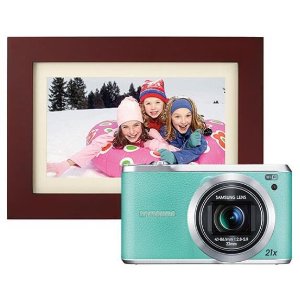 Samsung WB380 16.3MP Digital Camera and Insignia™ 10" Digital Photo Frame