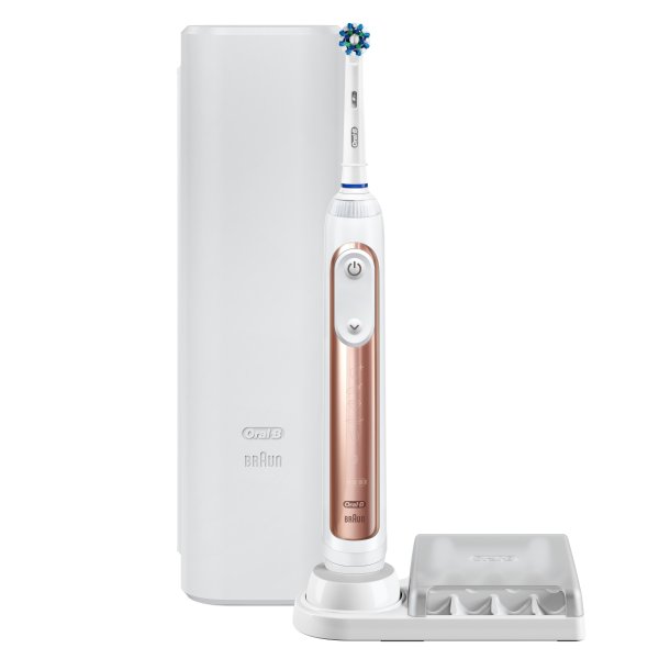6000 ($30 Rebate Available) SmartSeries Electric Toothbrush, Powered by Braun, Rose Gold