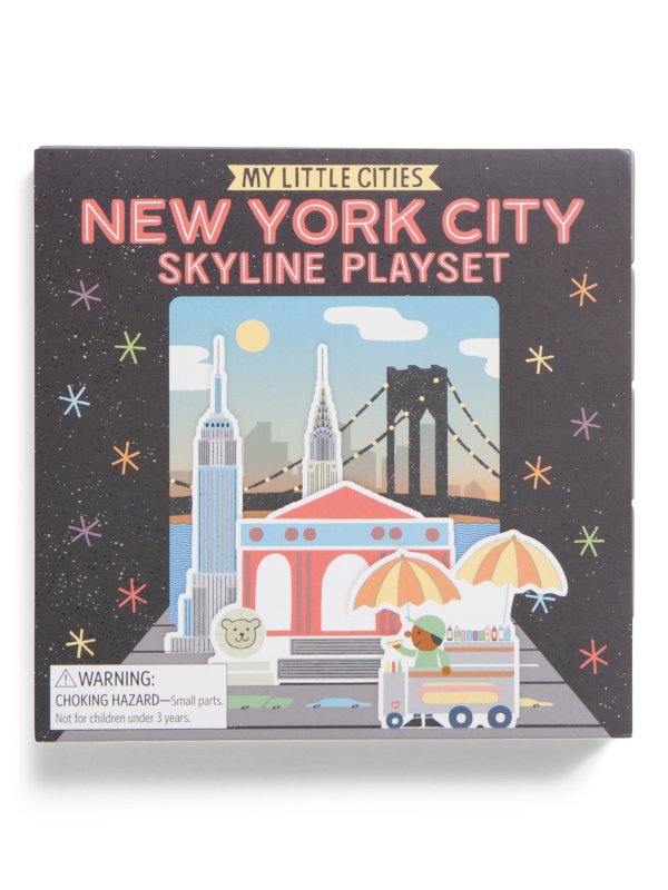 纽约天际线玩具书