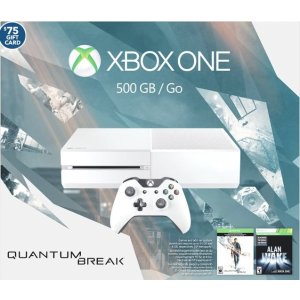 全新！Xbox One 《量子裂痕》象牙白特别版游戏主机套装