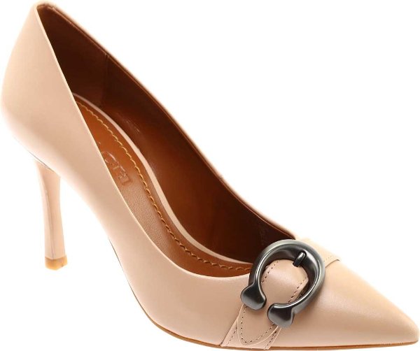 Waverly Signature Buckle Leather Pump
