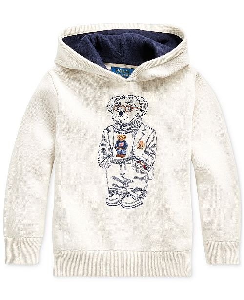Little Boys Cotton Hooded Sweater
