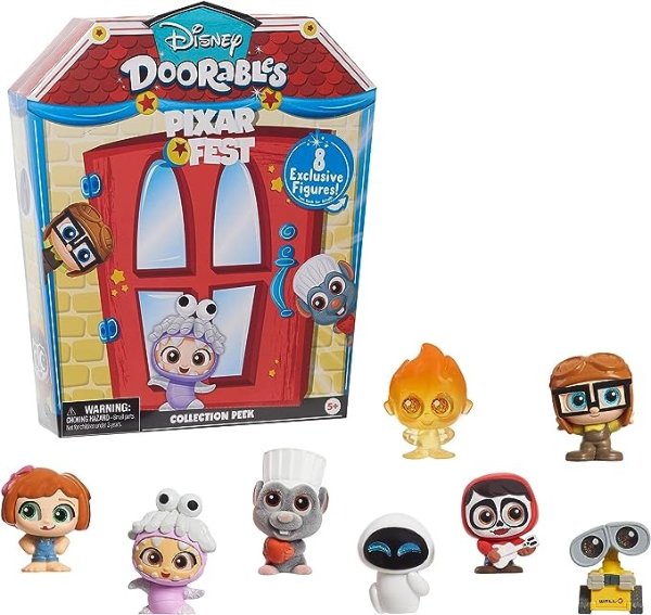 Disney Doorables Pixar Fest Collection Peek, Officially Licensed Kids Toys for Ages 5 Up by Just Play