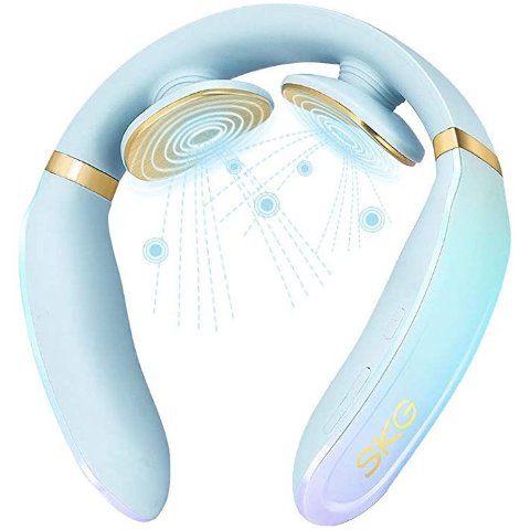 SKG Smart Neck Massager with Heating Function & Voice Broadcast 