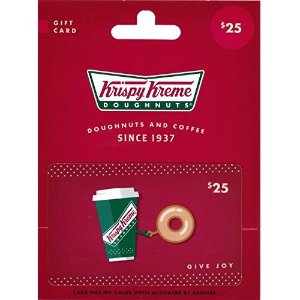 闪购：Krispy Kreme $25 电子礼卡限时特卖