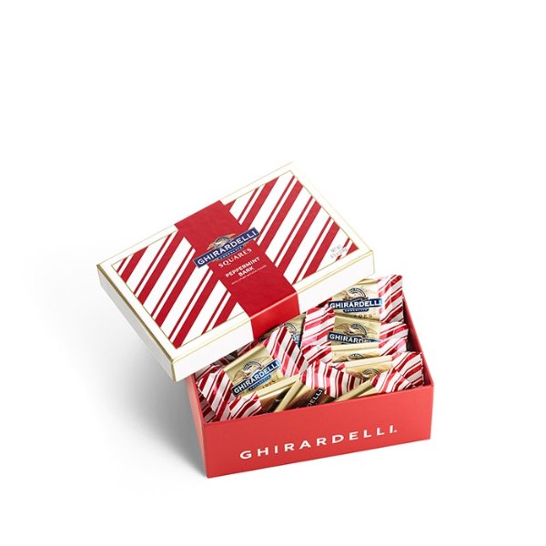 Peppermint Bark SQUARES Gift Box (20 pc)