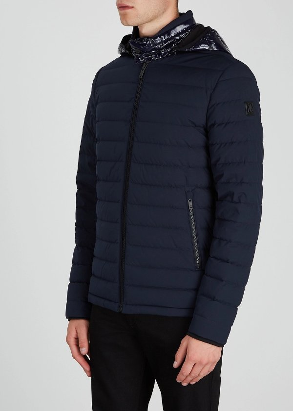 Black Rock navy quilted shell jacket