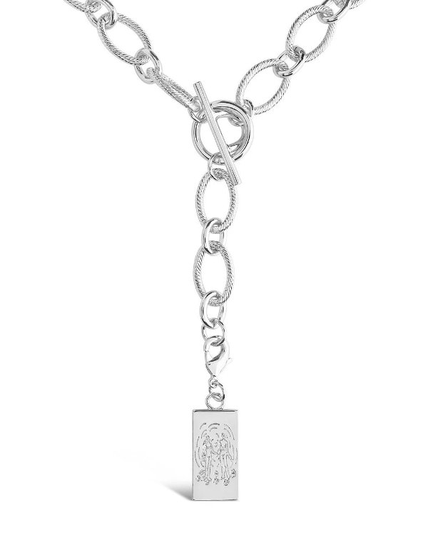 Linked Charm Toggle Necklace