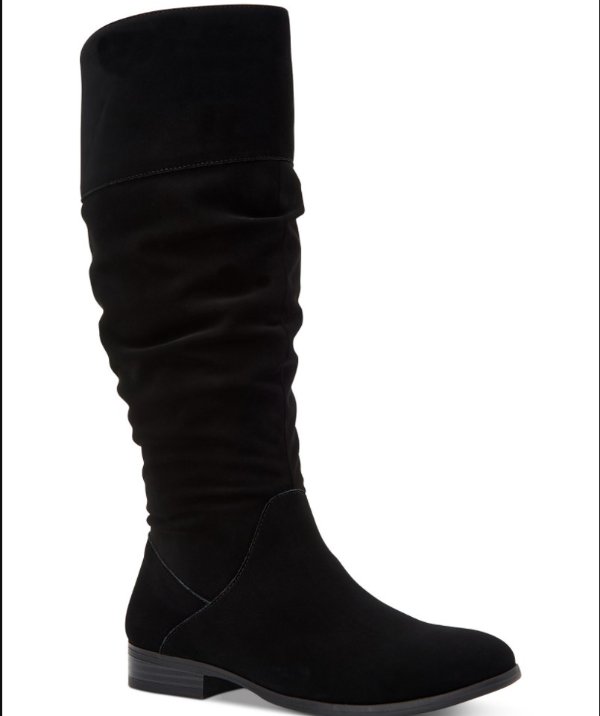 Kelimae Wide-Calf Scrunched Boots, Created for Macy's
