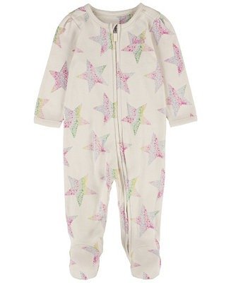 Baby Girls Starry Footed Coverall