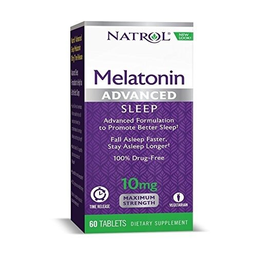 Advanced Sleep Melatonin Tablets, 10mg, 60 Count