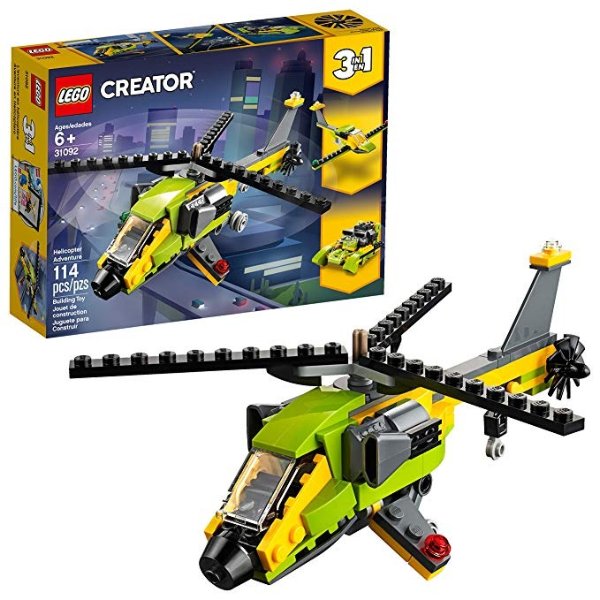 Creator 3in1 Helicopter Adventure 31092 Building Kit (157 Pieces)
