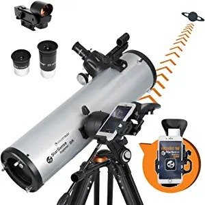– StarSense Explorer DX 130AZ Smartphone App-Enabled Telescope – Works with StarSense App to Help You Find Stars, Planets & More – 130mm Newtonian Reflector – iPhone/Android Compatible