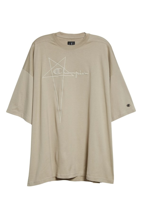 Men's Tommy Embroidered Logo Oversize Organic Cotton T-Shirt