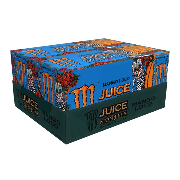 (20 Cans) Monster Mango Loco Energy Juice, 16 fl oz