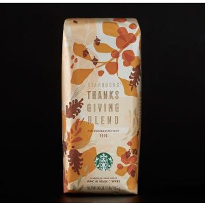Starbucks星巴克官网感恩节特供咖啡促销