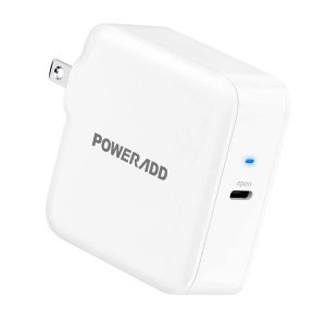 POWERADD 60W Type-C Power Adapter, Fast Power Delivery Foldable PD Wall Charger