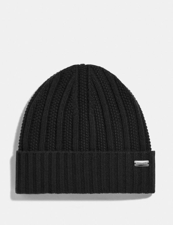 Cashmere Seed Stitch Knit Hat