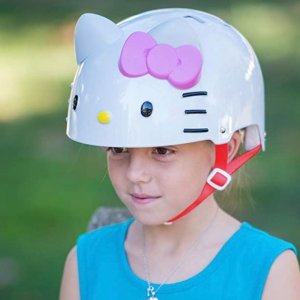 Bell 儿童自行车头盔特卖，收女童Hello Kitty自行车头盔