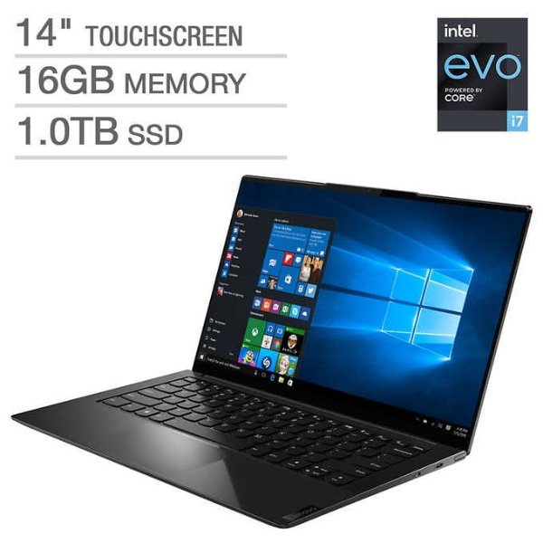 IdeaPad Slim 9i 14" Laptop (i7-1165G7, 4K, 16GB, 1TB)