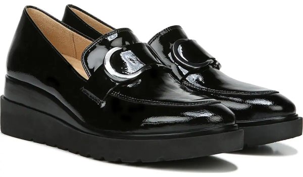 .com |Somerset in Black Patent Leather Flats