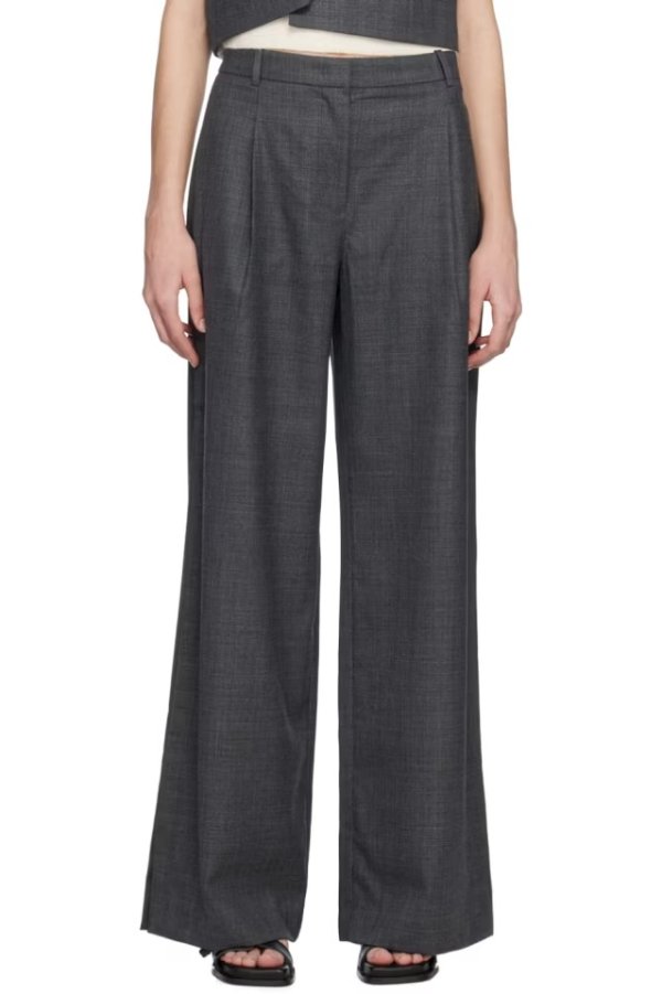 Gray Windsor Trousers