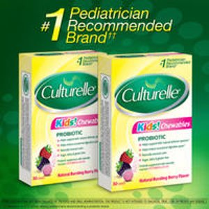 Culturelle Kids Chewables Probiotic, 60 Tablets